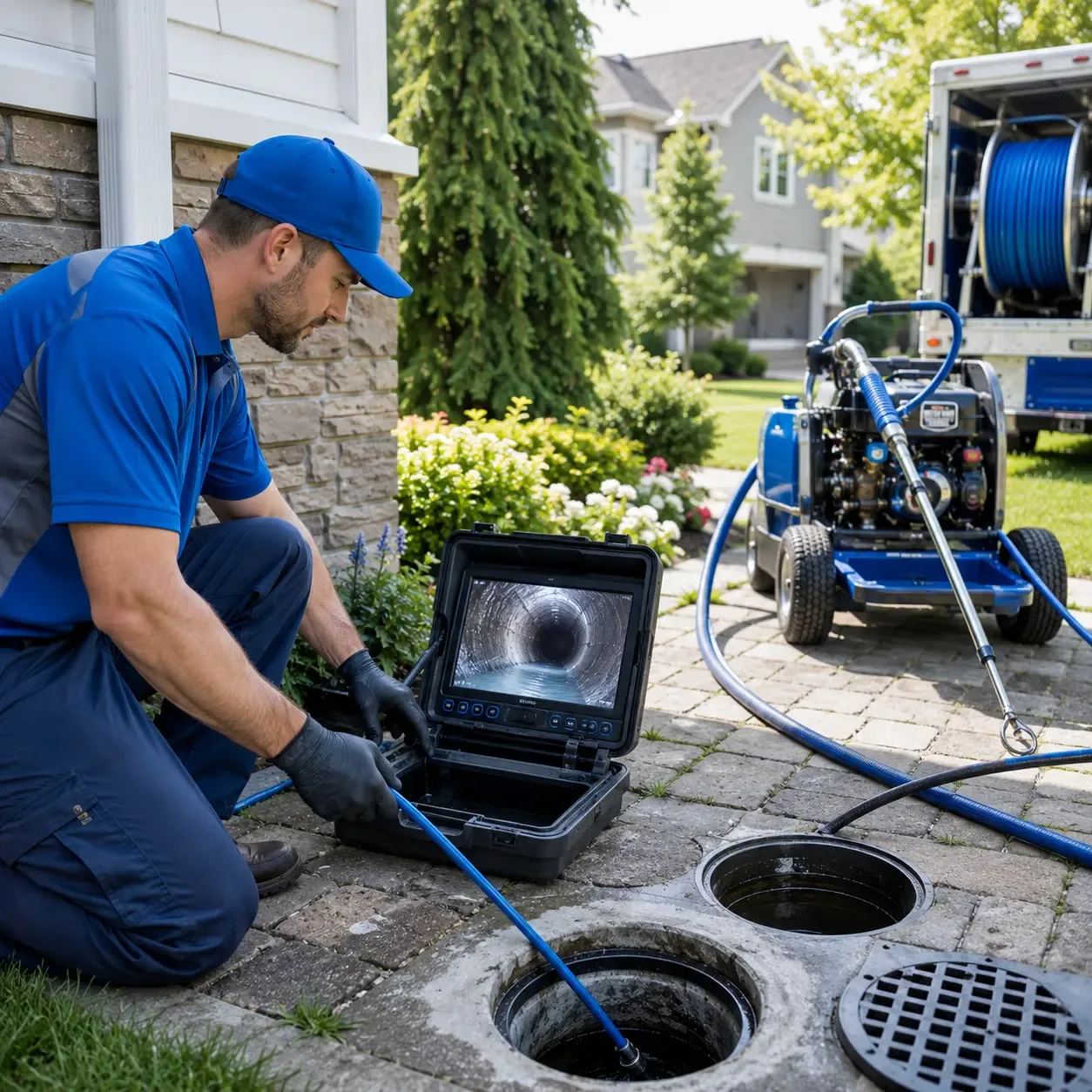 Outdoor drain cleaning professionals serving Edgard, LA